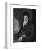 Robert Fulton (1765-1815), Engraved by George Parker (Fl.1834-D.1868) (Engraving)-Benjamin West-Framed Giclee Print