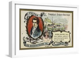 Robert Fulton, American Engineer and Inventor-null-Framed Giclee Print