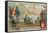 Robert Fulton's First Paddle Steamer for the Service Between New York and Albany, 1807-null-Framed Stretched Canvas