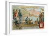 Robert Fulton's First Paddle Steamer for the Service Between New York and Albany, 1807-null-Framed Giclee Print