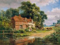 An Old Surrey Farm-Robert Gallon-Stretched Canvas