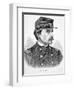 Robert Gould Shaw (1837-63) (Engraving)-American-Framed Giclee Print