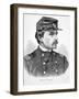 Robert Gould Shaw (1837-63) (Engraving)-American-Framed Giclee Print