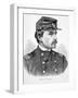 Robert Gould Shaw (1837-63) (Engraving)-American-Framed Giclee Print