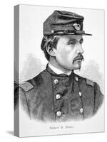 Robert Gould Shaw (1837-63) (Engraving)-American-Stretched Canvas