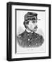 Robert Gould Shaw (1837-63) (Engraving)-American-Framed Premium Giclee Print