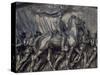 Robert Gould Shaw in Command of Black Troops of the 54th Massachusetts Regiment-null-Stretched Canvas