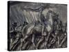 Robert Gould Shaw in Command of Black Troops of the 54th Massachusetts Regiment-null-Stretched Canvas