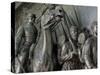 Robert Gould Shaw in Command of Black Troops of the 54th Massachusetts Regiment-null-Stretched Canvas