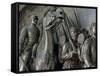 Robert Gould Shaw in Command of Black Troops of the 54th Massachusetts Regiment-null-Framed Stretched Canvas