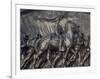 Robert Gould Shaw in Command of Black Troops of the 54th Massachusetts Regiment-null-Framed Photographic Print