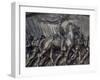 Robert Gould Shaw in Command of Black Troops of the 54th Massachusetts Regiment-null-Framed Photographic Print