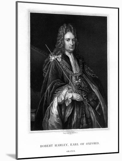 Robert Harley, 1st Earl of Oxford, Politician-WT Mote-Mounted Giclee Print