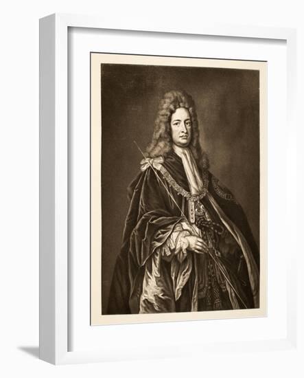 Robert Harley, Earl of Oxford, Pub. 1902-Godfrey Kneller-Framed Giclee Print