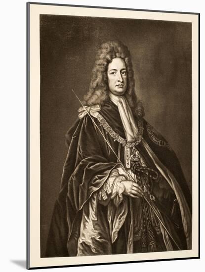 Robert Harley, Earl of Oxford, Pub. 1902-Godfrey Kneller-Mounted Giclee Print