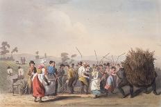 Rape Threshing, 1st November 1813-Robert Havell the Elder-Giclee Print