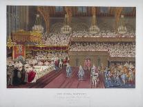 Coronation Banquet of King George IV, Westminster Hall, London, 1821-Robert Havell the Younger-Laminated Giclee Print