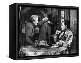 Robert Hirsch, Jean Gabin and Gabrielle Fontan: Maigret et L'Affaire Saint Fiacre, 1959-Marcel Dole-Framed Stretched Canvas