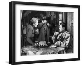 Robert Hirsch, Jean Gabin and Gabrielle Fontan: Maigret et L'Affaire Saint Fiacre, 1959-Marcel Dole-Framed Photographic Print