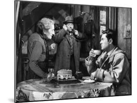 Robert Hirsch, Jean Gabin and Gabrielle Fontan: Maigret et L'Affaire Saint Fiacre, 1959-Marcel Dole-Mounted Photographic Print