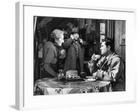 Robert Hirsch, Jean Gabin and Gabrielle Fontan: Maigret et L'Affaire Saint Fiacre, 1959-Marcel Dole-Framed Photographic Print