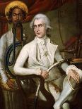 Portrait of a Gentleman, Seated, in White Jacket, Waistcoat and Breeches, Holding a Hookah-Robert Home-Giclee Print