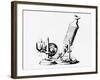 Robert Hooke's Microscope In Micrographia 1665-Jeremy Burgess-Framed Photographic Print