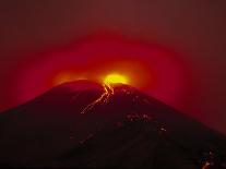 Arenal Volcano Erupting, Lava, Costa Rica-Robert Houser-Photographic Print