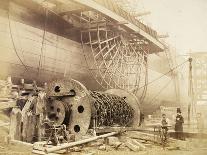The Leviathan' Steam Ship A.K.A. 'The Great Eastern', under Construction, C.1857-Robert Howlett-Giclee Print