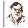 Robert Hughes, Australian art critic (b-Neale Osborne-Stretched Canvas