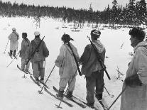 Ski Troops Patrolling in Finland During World War Ii-Robert Hunt-Photographic Print