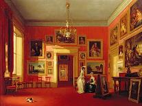 Lord Northwick's Picture Gallery at Thirlestaine House, c.1846-47-Robert Huskisson-Giclee Print