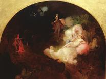 "There Sleeps Titania", from the Midsummer Night's Dream-Robert Huskisson-Giclee Print