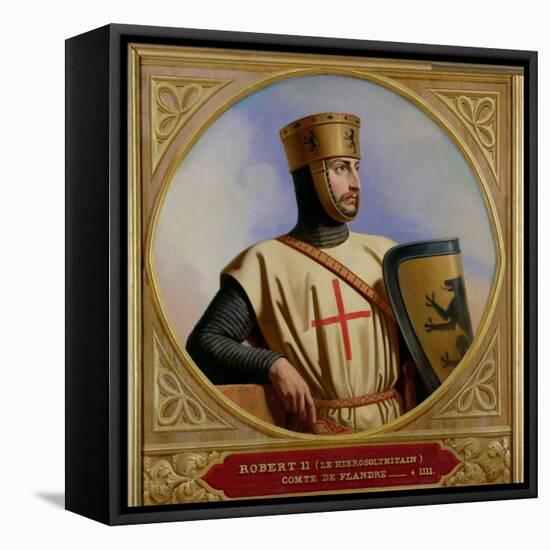 Robert II Le Hierosolymitain, Count of Flanders (D.1111) 1843-Henri Decaisne-Framed Stretched Canvas