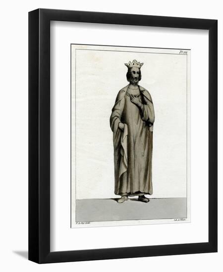 Robert II Le Pieux-H de Viel-Castel-Framed Art Print