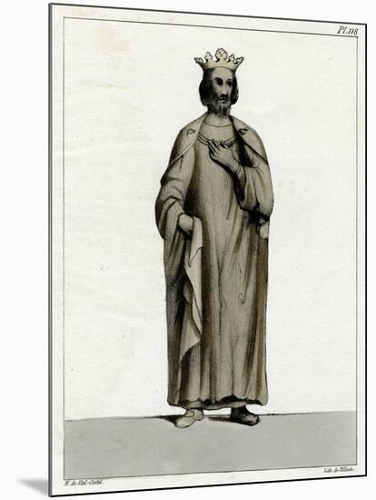 Robert II Le Pieux-H de Viel-Castel-Mounted Art Print