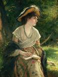 Woman Reading-Robert James Gordon-Laminated Giclee Print