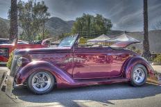 Vintage Red Car-Robert Kaler-Photographic Print