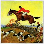 "Fox Hunter,"November 1, 1932-Robert Keareote-Mounted Giclee Print