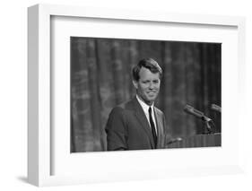 Robert Kennedy appearing before Platform Committee, 1964-Warren K. Leffler-Framed Photographic Print