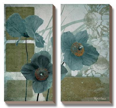 Cerulean Poppies I