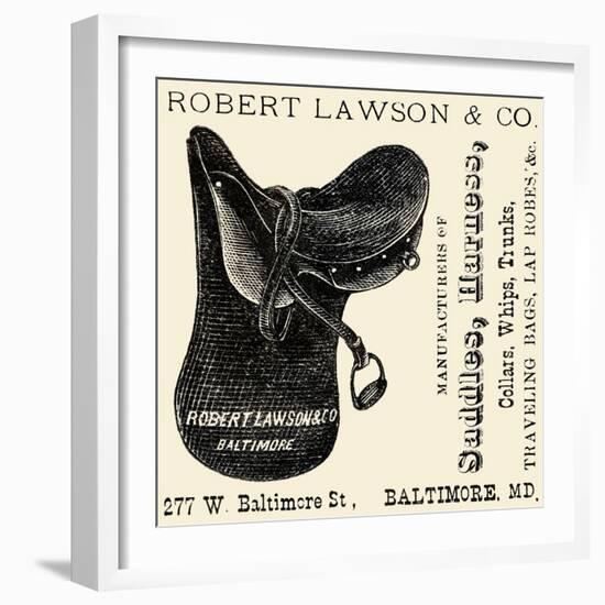Robert Lawson and Co. Manufacturers-null-Framed Art Print