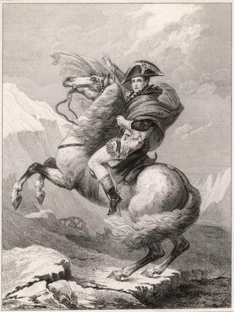 Napoleon I Crossing the Saint-Bernard Pass Through the Alps 1800