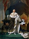 Portrait of Louis XVIII (1755-182) in Coronation Robes-Robert Lefévre-Giclee Print