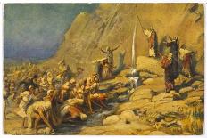 The Israelites Led by Joshua and Helped by God Destroy Jericho-Robert Leinweber-Framed Photographic Print