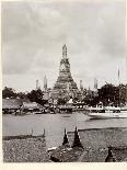 View of a Canal in Bangkok, C.1890-Robert Lenz-Laminated Photographic Print