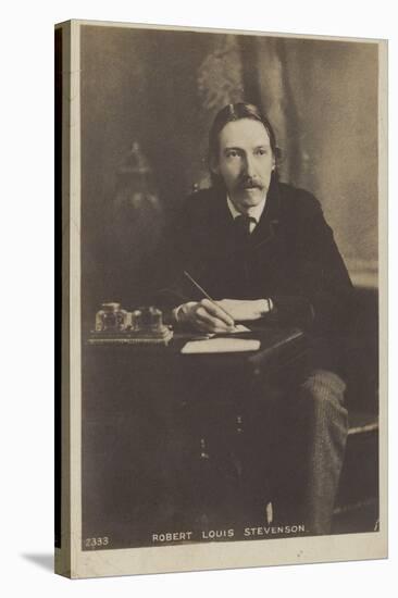 Robert Louis Stevenson (1850-1894), Scottish Novelist, Poet and Travel Writer-null-Stretched Canvas