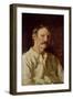 Robert Louis Stevenson (1850-94), 1892-Count Girolamo Pieri Nerli-Framed Giclee Print