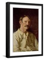 Robert Louis Stevenson (1850-94), 1892-Count Girolamo Pieri Nerli-Framed Giclee Print