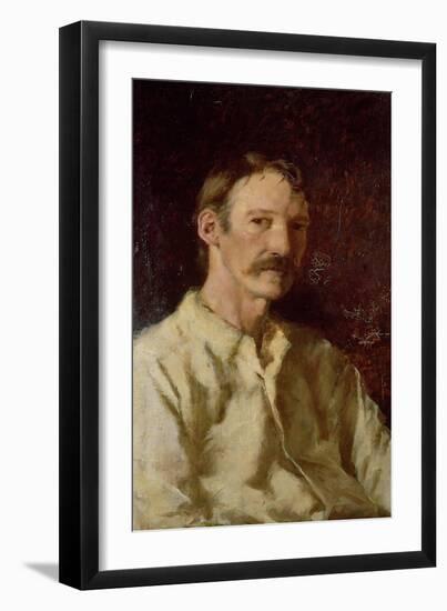 Robert Louis Stevenson (1850-94), 1892-Count Girolamo Pieri Nerli-Framed Giclee Print